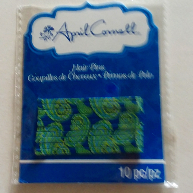 April Cornell Paisley Ca 2015 Hair Pins 10Pc Nib